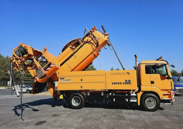 MAN Wiedemann SUPER 2000 4x2 WUKO RECYKLING do zbierania odpadów 