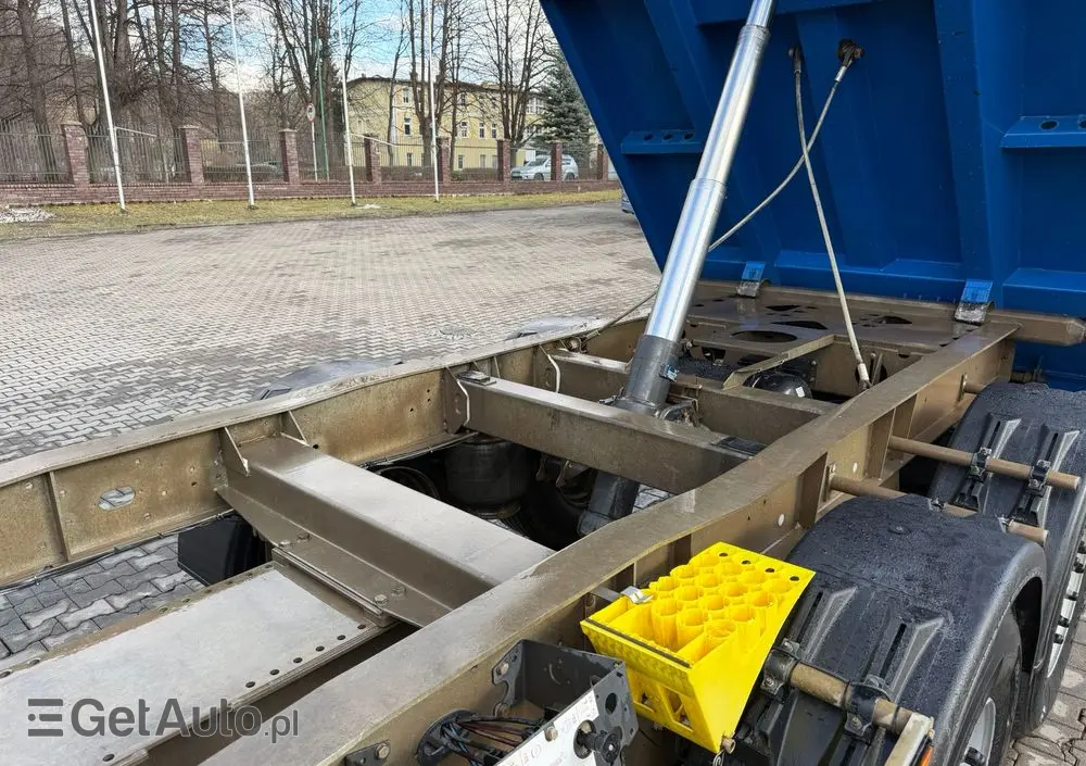 SCHMITZ CARGOBULL ZKI 18 przyczepa wywrotka tandem, BORDMATIC, plandeka, TOP! 