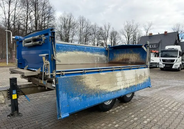 SCHMITZ CARGOBULL ZKI 18 przyczepa wywrotka tandem, BORDMATIC, plandeka, TOP! 