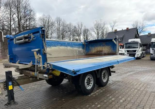 SCHMITZ CARGOBULL ZKI 18 przyczepa wywrotka tandem, BORDMATIC, plandeka, TOP! 