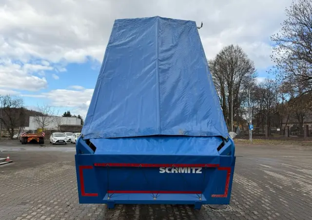 SCHMITZ CARGOBULL ZKI 18 przyczepa wywrotka tandem, BORDMATIC, plandeka, TOP! 