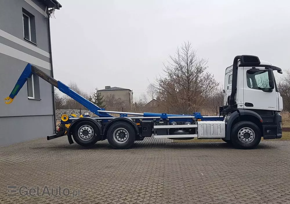 MERCEDES-BENZ ANTOS ACTROS HAKOWIEC 3 OSIE 6x2 KLIMA HAKOWIEC DO KONTENERÓW 