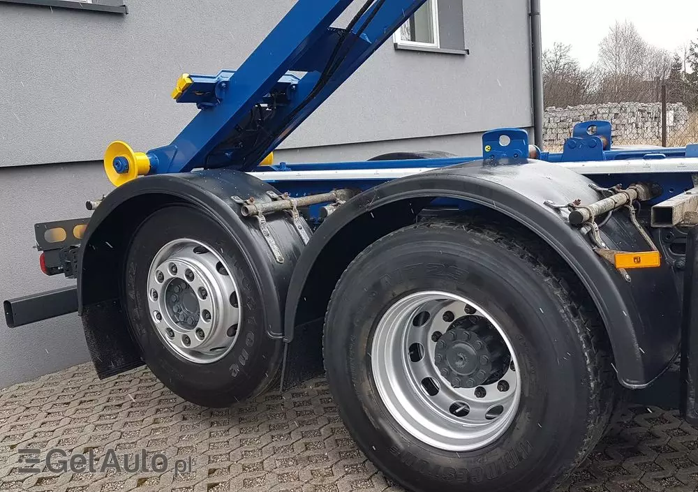 MERCEDES-BENZ ANTOS ACTROS HAKOWIEC 3 OSIE 6x2 KLIMA HAKOWIEC DO KONTENERÓW 
