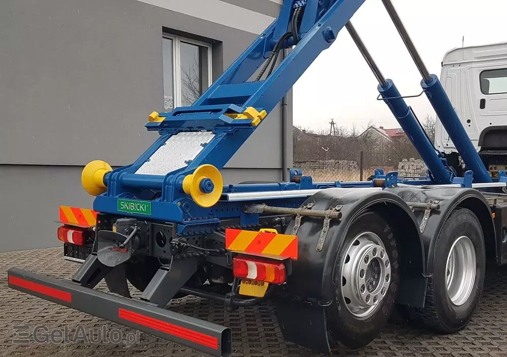 MERCEDES-BENZ ANTOS ACTROS HAKOWIEC 3 OSIE 6x2 KLIMA HAKOWIEC DO KONTENERÓW 