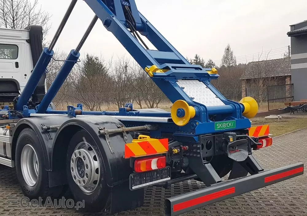 MERCEDES-BENZ ANTOS ACTROS HAKOWIEC 3 OSIE 6x2 KLIMA HAKOWIEC DO KONTENERÓW 