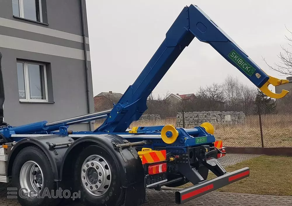 MERCEDES-BENZ ANTOS ACTROS HAKOWIEC 3 OSIE 6x2 KLIMA HAKOWIEC DO KONTENERÓW 
