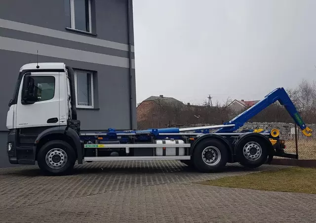 MERCEDES-BENZ ANTOS ACTROS HAKOWIEC 3 OSIE 6x2 KLIMA HAKOWIEC DO KONTENERÓW 
