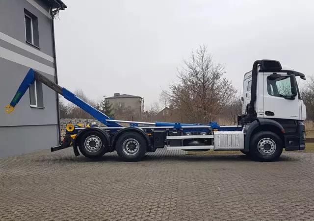 MERCEDES-BENZ ANTOS ACTROS HAKOWIEC 3 OSIE 6x2 KLIMA HAKOWIEC DO KONTENERÓW 