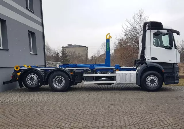 MERCEDES-BENZ ANTOS ACTROS HAKOWIEC 3 OSIE 6x2 KLIMA HAKOWIEC DO KONTENERÓW 