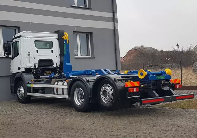 MERCEDES-BENZ ANTOS ACTROS HAKOWIEC 3 OSIE 6x2 KLIMA HAKOWIEC DO KONTENERÓW 