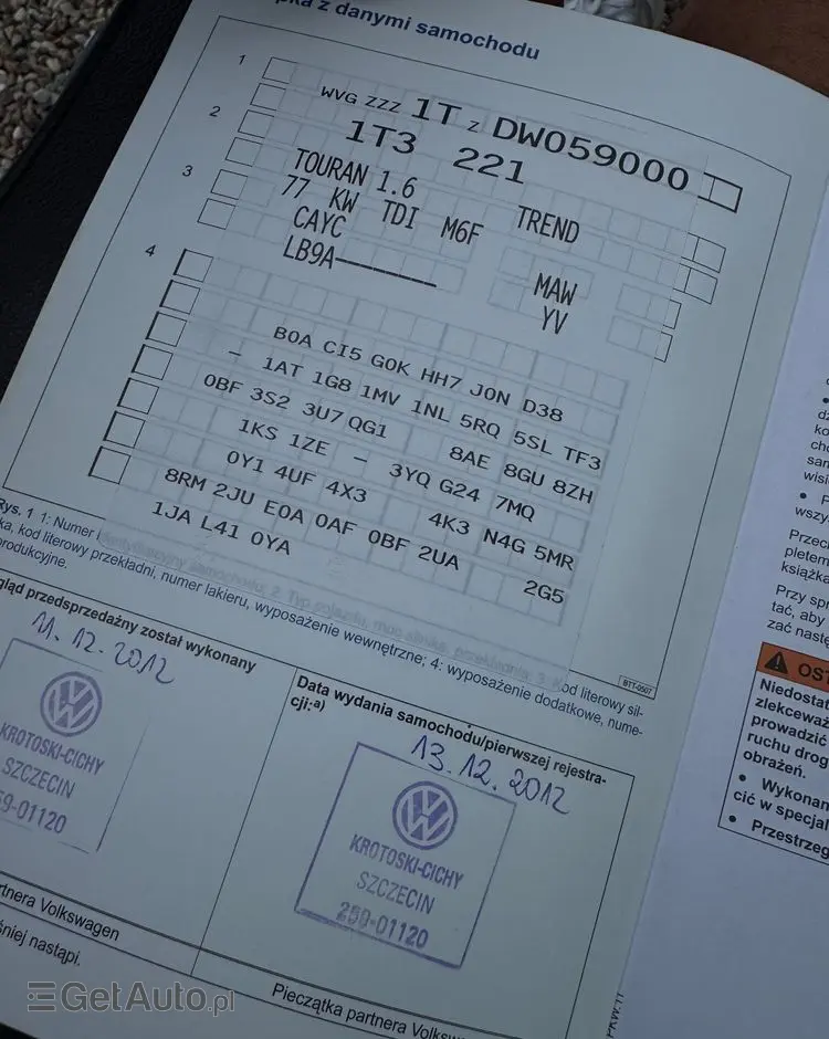 VOLKSWAGEN Touran 1.6 TDI DPF Comfortline