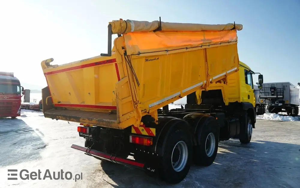 MAN TGA 26.410 / 6x4 / 3 STRONNA WYWROTKA / MEILLER KIPER / MANUAL / 