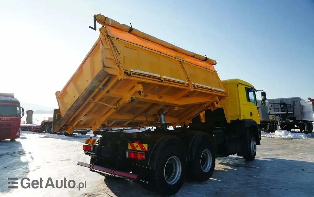MAN TGA 26.410 / 6x4 / 3 STRONNA WYWROTKA / MEILLER KIPER / MANUAL / 