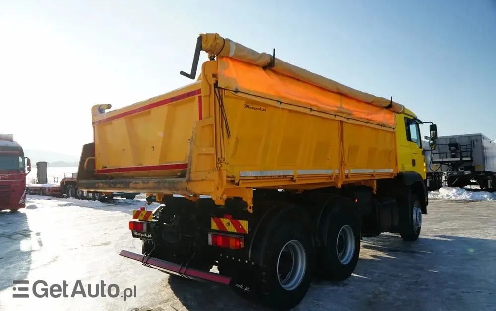 MAN TGA 26.410 / 6x4 / 3 STRONNA WYWROTKA / MEILLER KIPER / MANUAL / 