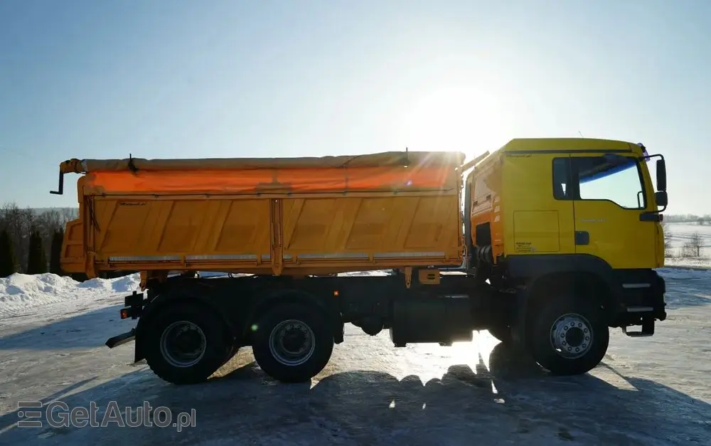 MAN TGA 26.410 / 6x4 / 3 STRONNA WYWROTKA / MEILLER KIPER / MANUAL / 
