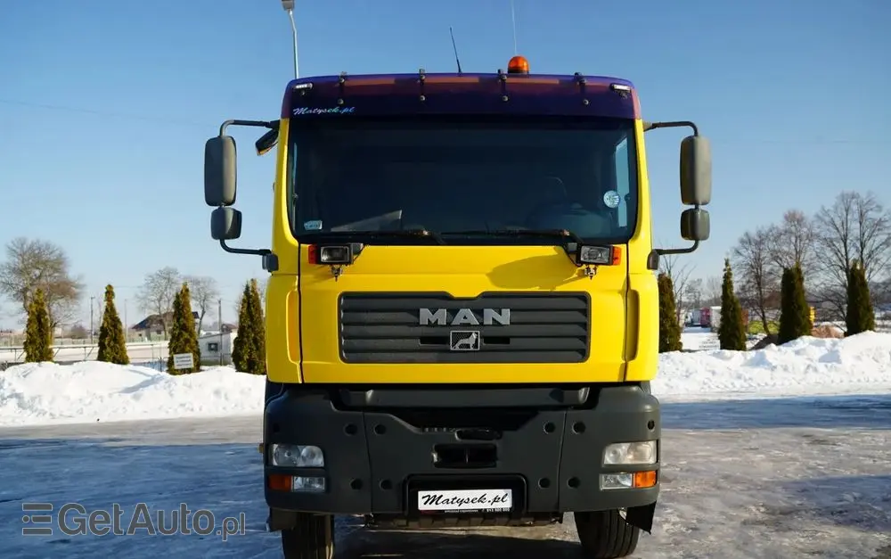 MAN TGA 26.410 / 6x4 / 3 STRONNA WYWROTKA / MEILLER KIPER / MANUAL / 