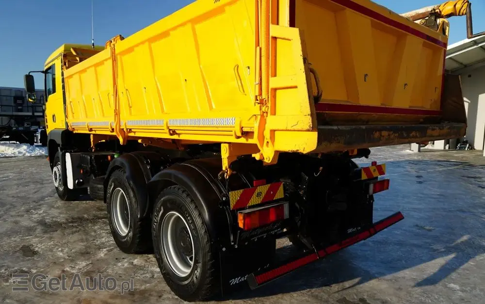 MAN TGA 26.410 / 6x4 / 3 STRONNA WYWROTKA / MEILLER KIPER / MANUAL / 