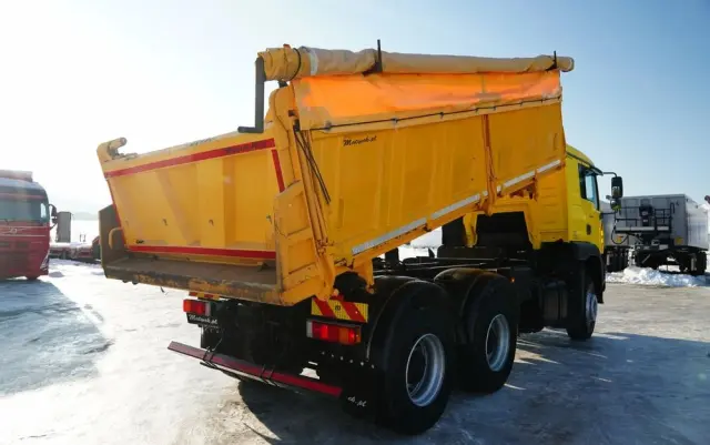 MAN TGA 26.410 / 6x4 / 3 STRONNA WYWROTKA / MEILLER KIPER / MANUAL / 