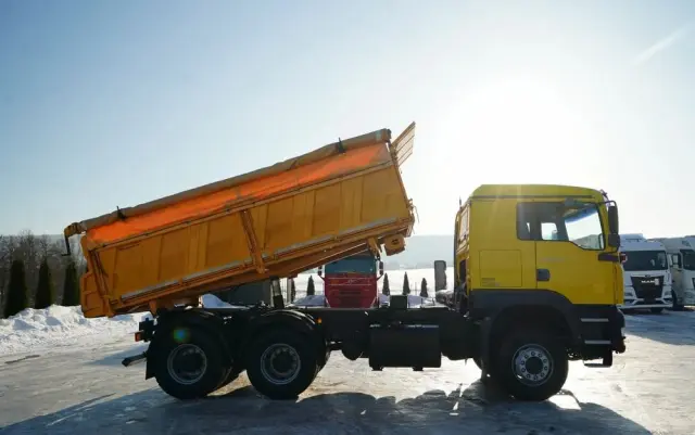 MAN TGA 26.410 / 6x4 / 3 STRONNA WYWROTKA / MEILLER KIPER / MANUAL / 