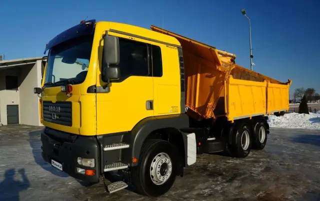 MAN TGA 26.410 / 6x4 / 3 STRONNA WYWROTKA / MEILLER KIPER / MANUAL / 