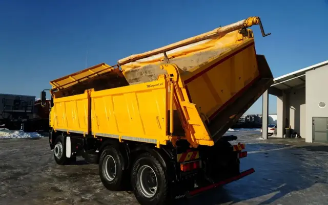 MAN TGA 26.410 / 6x4 / 3 STRONNA WYWROTKA / MEILLER KIPER / MANUAL / 