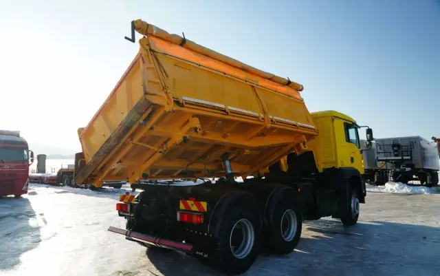 MAN TGA 26.410 / 6x4 / 3 STRONNA WYWROTKA / MEILLER KIPER / MANUAL / 