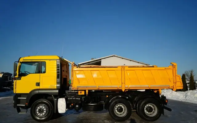 MAN TGA 26.410 / 6x4 / 3 STRONNA WYWROTKA / MEILLER KIPER / MANUAL / 