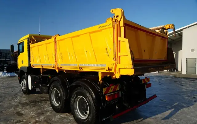 MAN TGA 26.410 / 6x4 / 3 STRONNA WYWROTKA / MEILLER KIPER / MANUAL / 