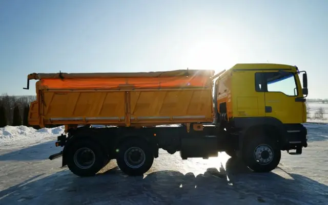 MAN TGA 26.410 / 6x4 / 3 STRONNA WYWROTKA / MEILLER KIPER / MANUAL / 