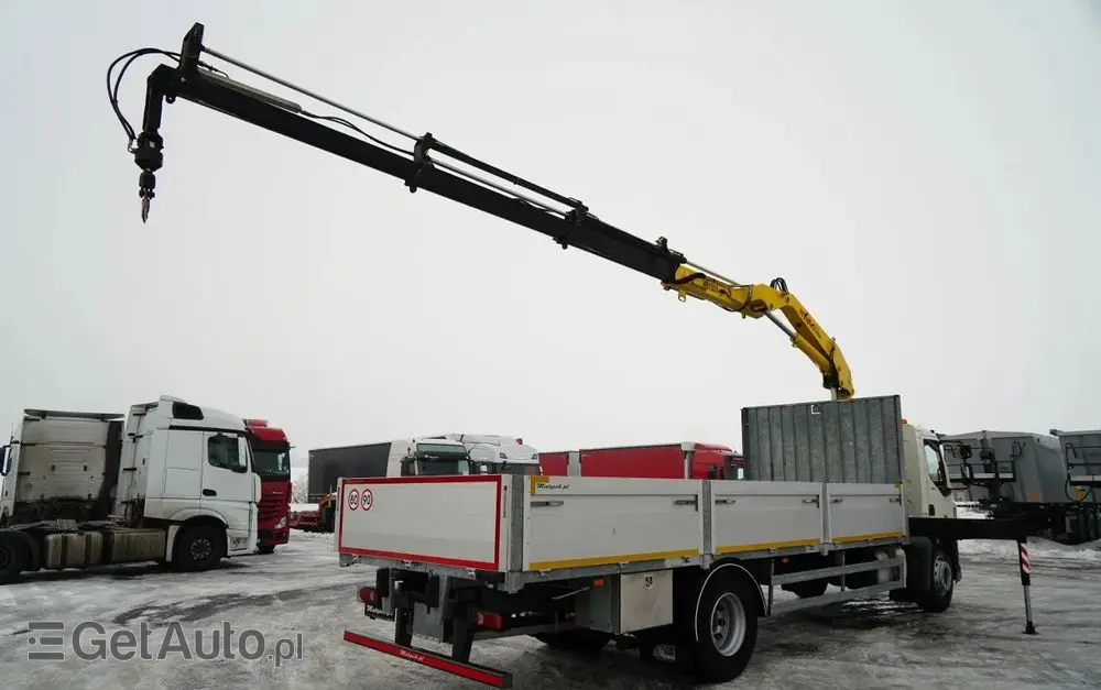 DAF LF 250 / 4X2 / SKRZYNIOWY - 7.30 + HDS HYVA HB 150XE3 / STEROWANIE RADIOWE / ROTATOR / MAX UDŹWIG: 5200 KG / EURO 6 