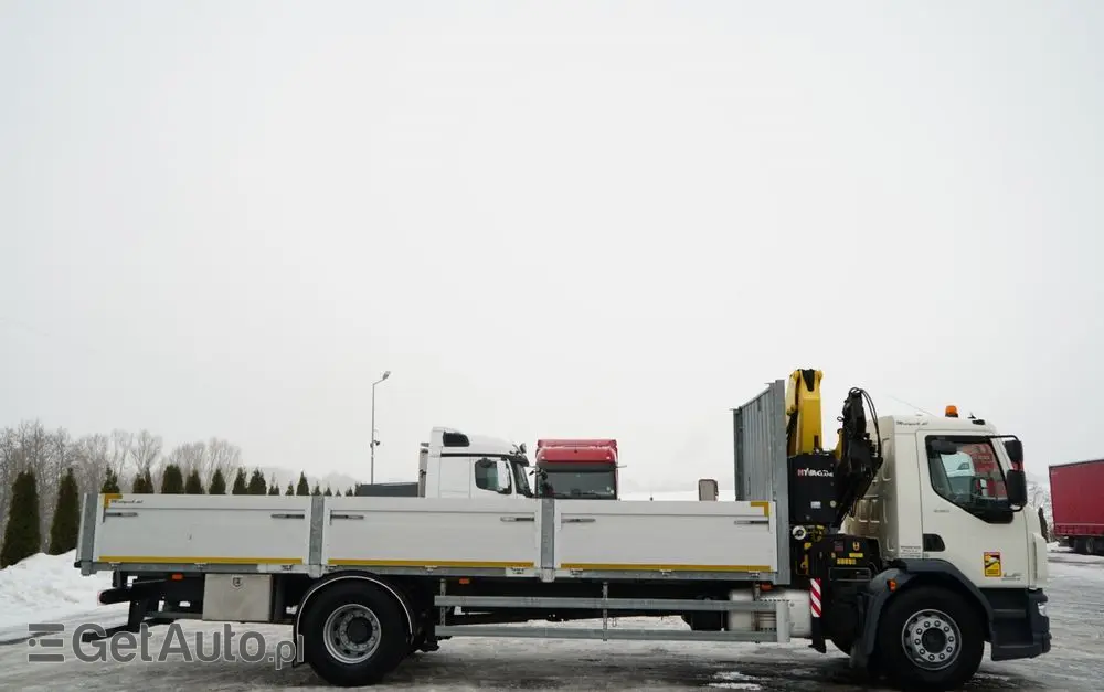 DAF LF 250 / 4X2 / SKRZYNIOWY - 7.30 + HDS HYVA HB 150XE3 / STEROWANIE RADIOWE / ROTATOR / MAX UDŹWIG: 5200 KG / EURO 6 