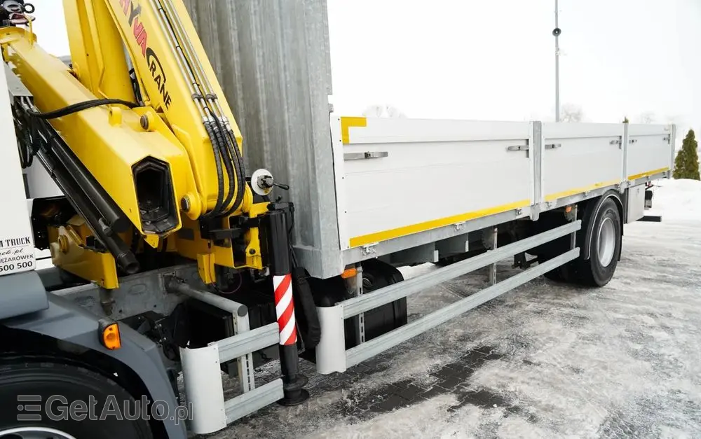 DAF LF 250 / 4X2 / SKRZYNIOWY - 7.30 + HDS HYVA HB 150XE3 / STEROWANIE RADIOWE / ROTATOR / MAX UDŹWIG: 5200 KG / EURO 6 