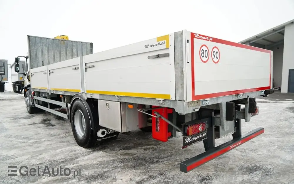 DAF LF 250 / 4X2 / SKRZYNIOWY - 7.30 + HDS HYVA HB 150XE3 / STEROWANIE RADIOWE / ROTATOR / MAX UDŹWIG: 5200 KG / EURO 6 