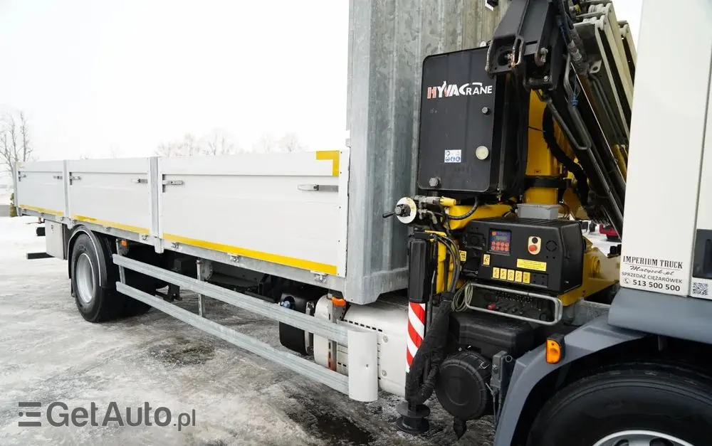 DAF LF 250 / 4X2 / SKRZYNIOWY - 7.30 + HDS HYVA HB 150XE3 / STEROWANIE RADIOWE / ROTATOR / MAX UDŹWIG: 5200 KG / EURO 6 