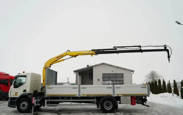 DAF LF 250 / 4X2 / SKRZYNIOWY - 7.30 + HDS HYVA HB 150XE3 / STEROWANIE RADIOWE / ROTATOR / MAX UDŹWIG: 5200 KG / EURO 6 