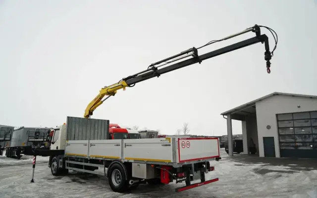 DAF LF 250 / 4X2 / SKRZYNIOWY - 7.30 + HDS HYVA HB 150XE3 / STEROWANIE RADIOWE / ROTATOR / MAX UDŹWIG: 5200 KG / EURO 6 