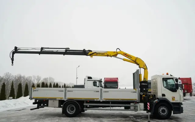 DAF LF 250 / 4X2 / SKRZYNIOWY - 7.30 + HDS HYVA HB 150XE3 / STEROWANIE RADIOWE / ROTATOR / MAX UDŹWIG: 5200 KG / EURO 6 