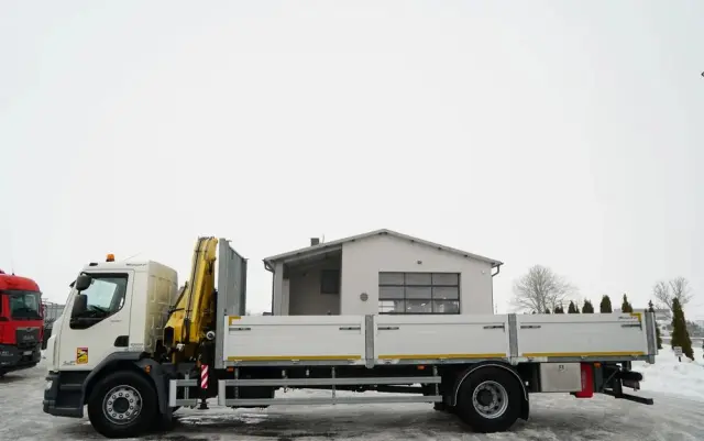 DAF LF 250 / 4X2 / SKRZYNIOWY - 7.30 + HDS HYVA HB 150XE3 / STEROWANIE RADIOWE / ROTATOR / MAX UDŹWIG: 5200 KG / EURO 6 