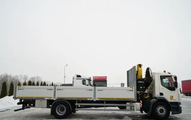 DAF LF 250 / 4X2 / SKRZYNIOWY - 7.30 + HDS HYVA HB 150XE3 / STEROWANIE RADIOWE / ROTATOR / MAX UDŹWIG: 5200 KG / EURO 6 