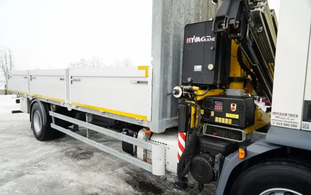 DAF LF 250 / 4X2 / SKRZYNIOWY - 7.30 + HDS HYVA HB 150XE3 / STEROWANIE RADIOWE / ROTATOR / MAX UDŹWIG: 5200 KG / EURO 6 