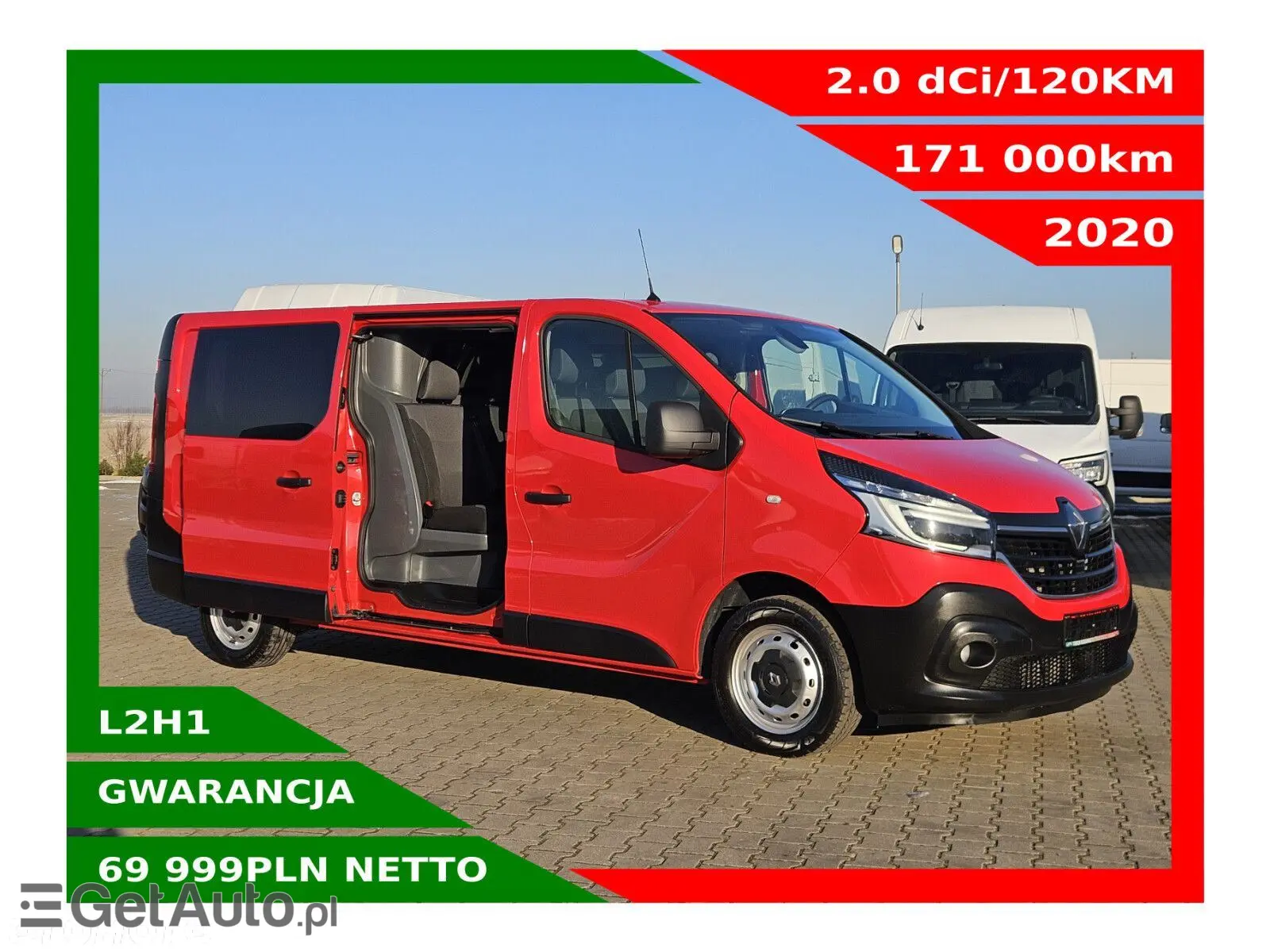 RENAULT Trafic L2H1 Pack Clim (1200)