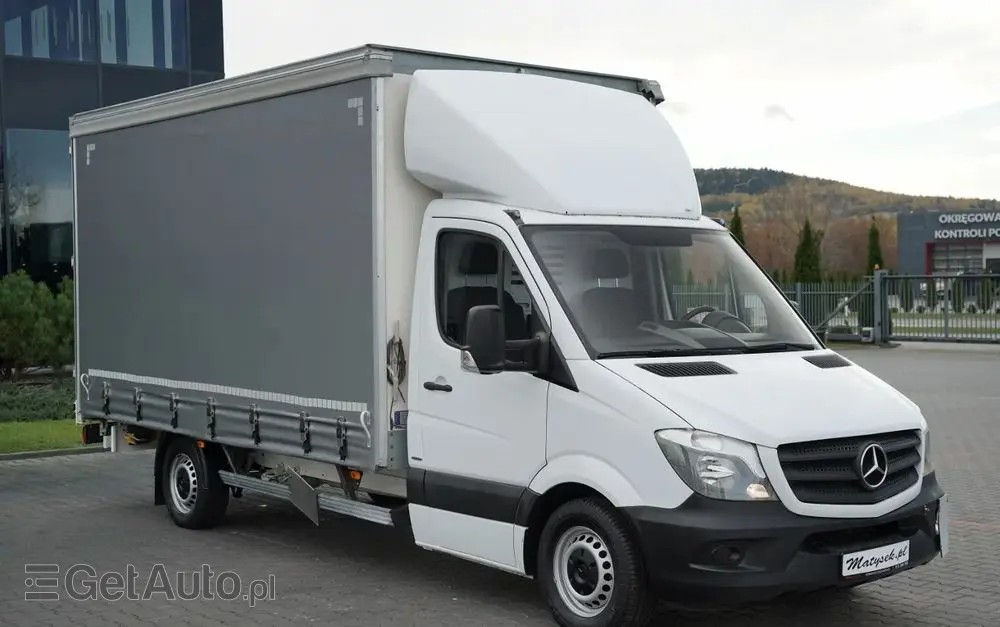MERCEDES-BENZ SPRINTER / FIRANKA / PLANDEKA / AUTOMAT / 190 KM / SPROWADZONY  - 
