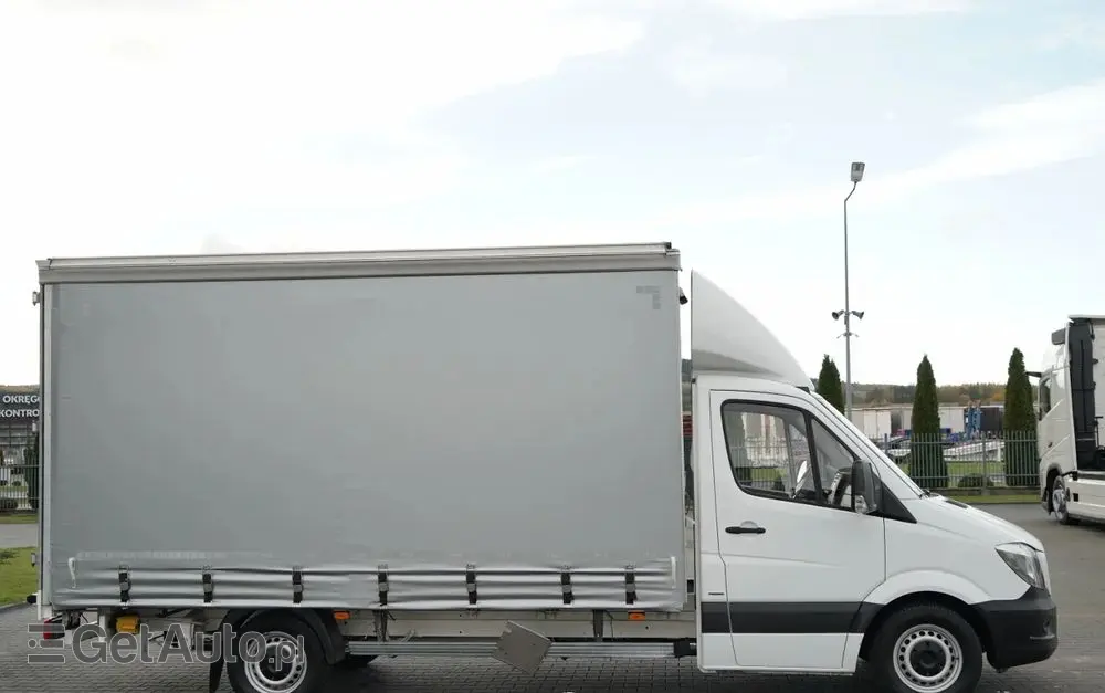 MERCEDES-BENZ SPRINTER / FIRANKA / PLANDEKA / AUTOMAT / 190 KM / SPROWADZONY  - 