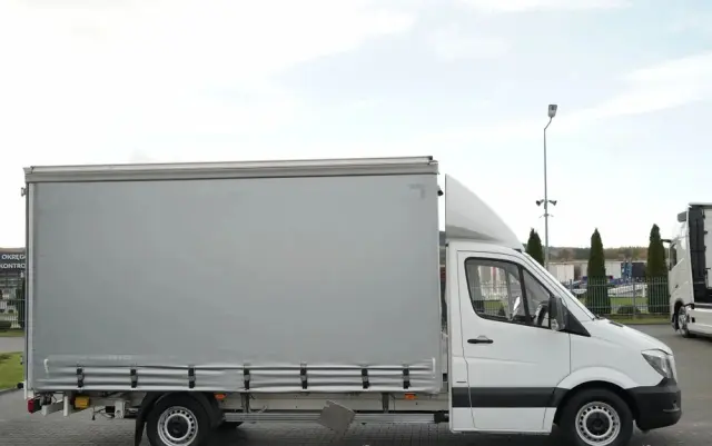 MERCEDES-BENZ SPRINTER / FIRANKA / PLANDEKA / AUTOMAT / 190 KM / SPROWADZONY  - 