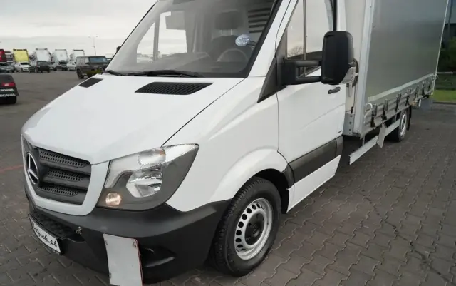 MERCEDES-BENZ SPRINTER / FIRANKA / PLANDEKA / AUTOMAT / 190 KM / SPROWADZONY  - 