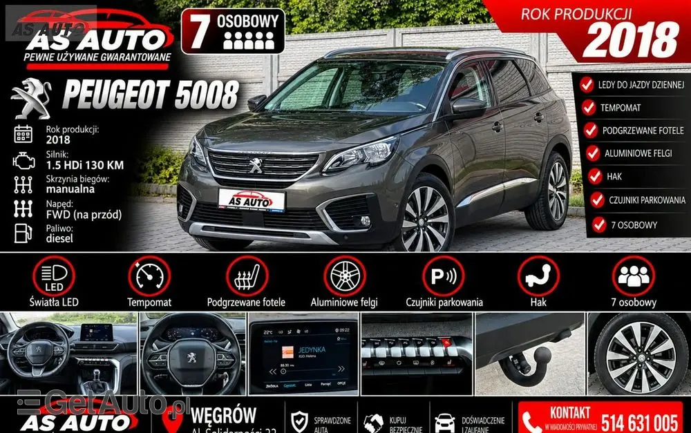 PEUGEOT 5008 1.5 BlueHDi Allure Pack S&S