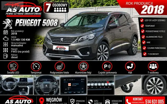 PEUGEOT 5008 1.5 BlueHDi Allure Pack S&S
