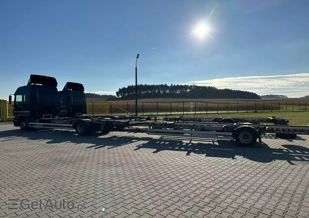 MAN TGM 12.250/E6/zestaw z przyczepą,poduszki P+T/kabina sypialna,automat,klima,webasto, 