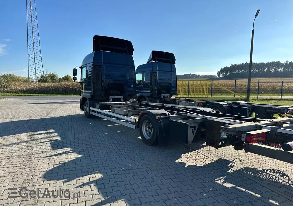 MAN TGM 12.250/E6/zestaw z przyczepą,poduszki P+T/kabina sypialna,automat,klima,webasto, 