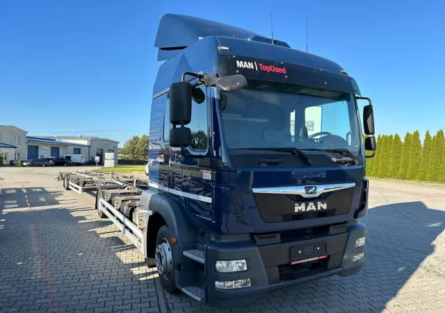 MAN TGM 12.250/E6/zestaw z przyczepą,poduszki P+T/kabina sypialna,automat,klima,webasto, 